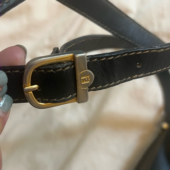 Fendi Black and Brown Crossbody Bag - Picture 5 of 10